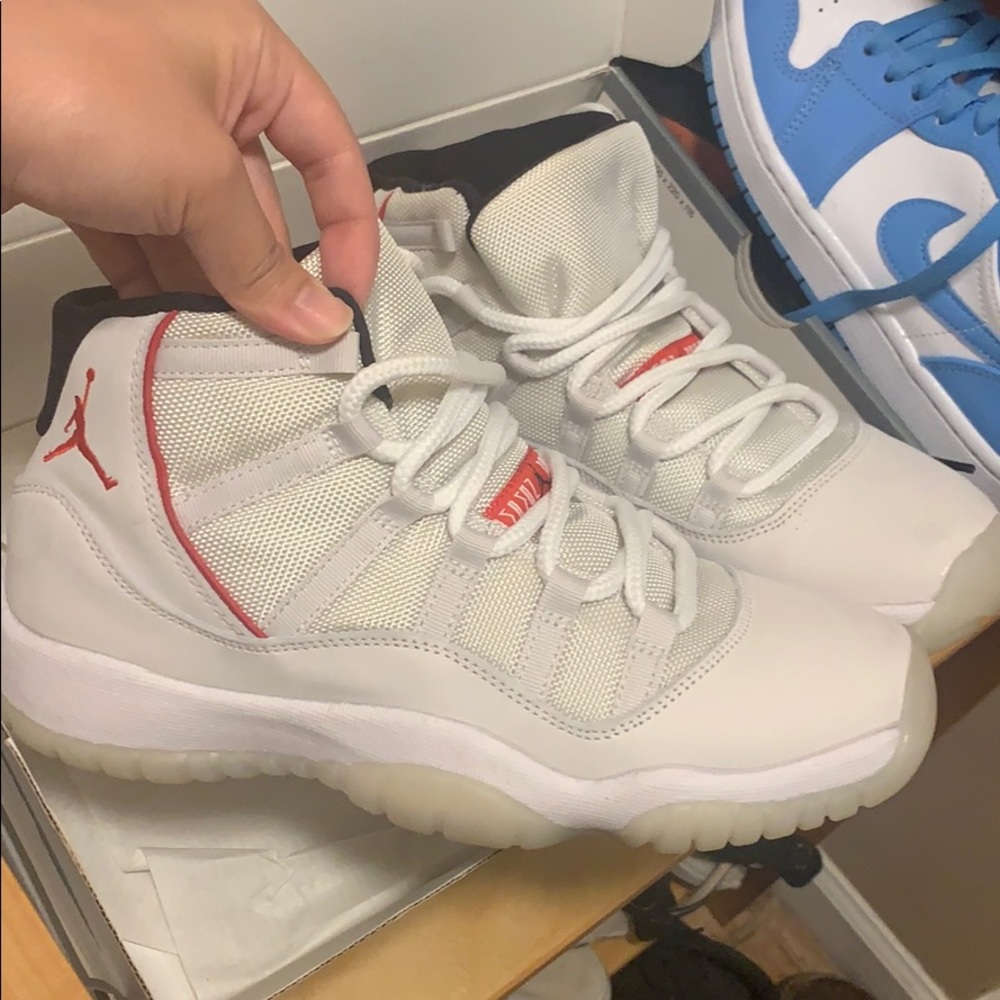 Perfect condition platinum tint Air Jordans